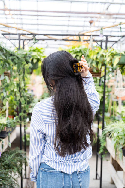 Carly Hair Claw - Tortoise