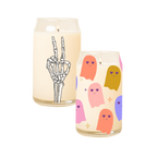 Talking Out of Turn - Halloween Candle Can Glass