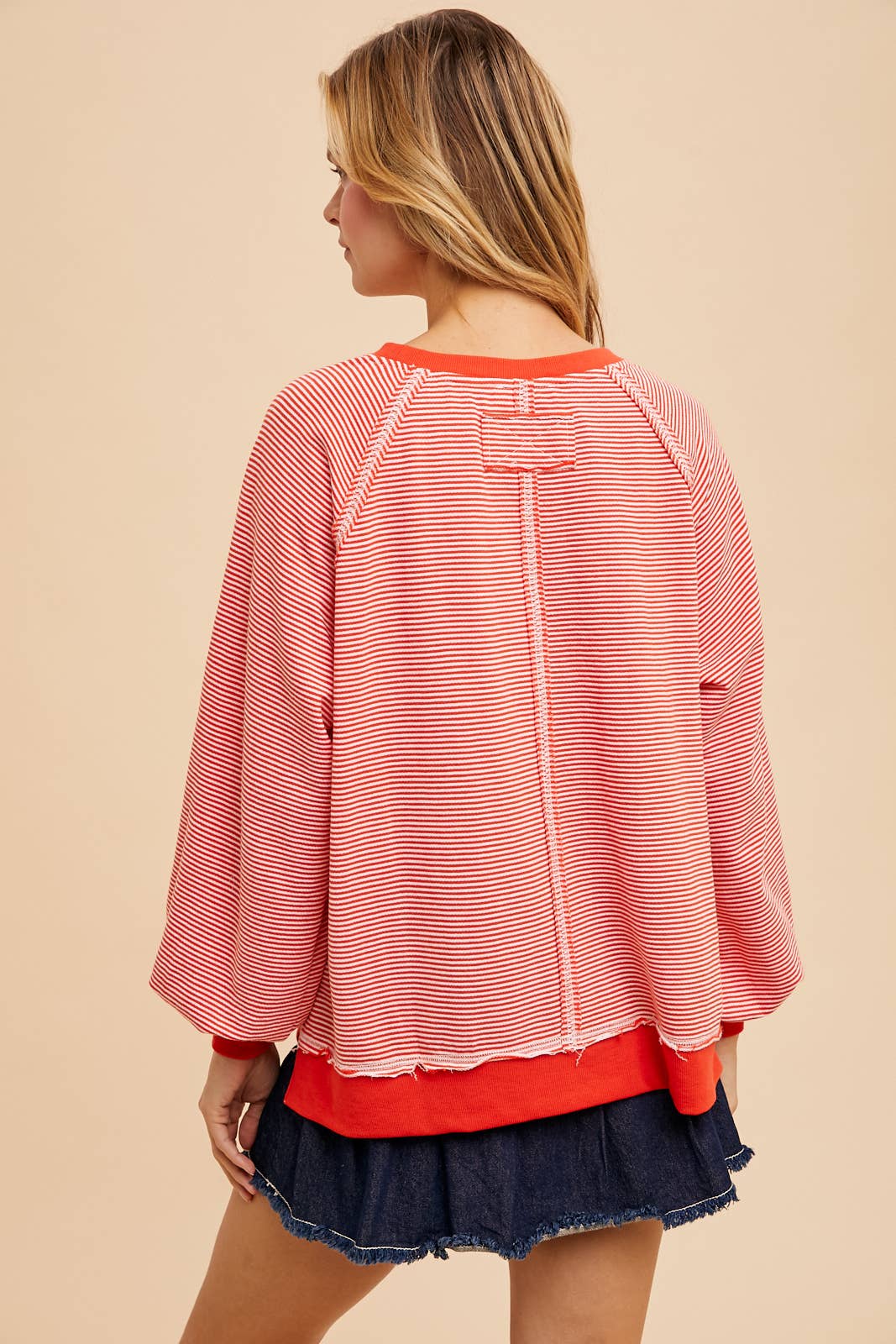 In Loom - WASHED STRIPE PULLOVER