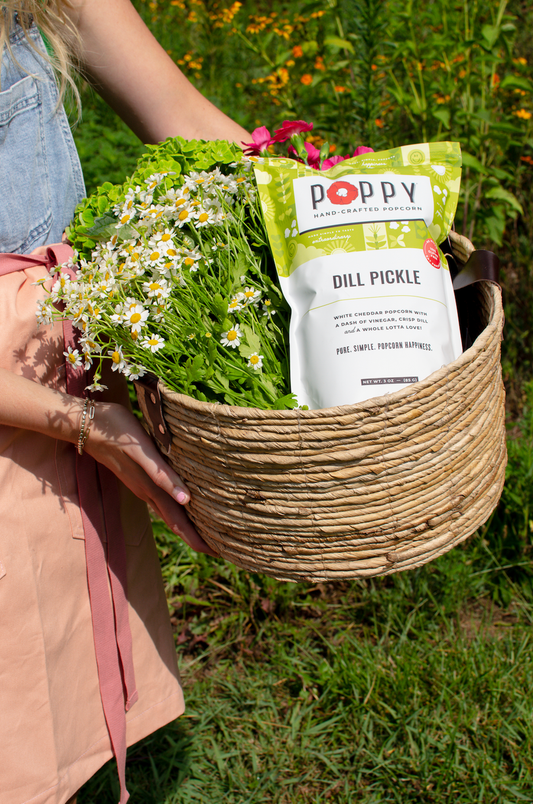 Poppy Hand-Crafted Popcorn - Dill Pickle Popcorn