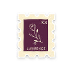 Ruff House Print Shop - Custom City Stamp Sticker - Atlantic, IA