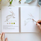 emily lex studio - Animals watercolor workbook