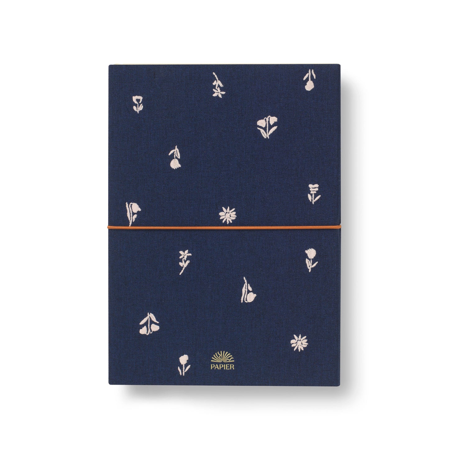 Papier - Fabric Lined Notebook, A5 Softcover - Twilight Blooms
