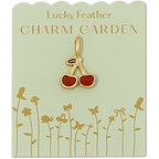 Lucky Feather - Charm Garden - Cherry Charm - Gold