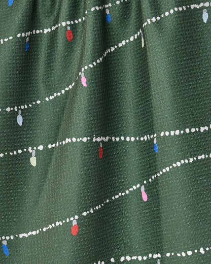 Geometry - Garland Glow Tea Towel - Holiday 2026