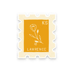 Ruff House Print Shop - Custom City Stamp Sticker - Atlantic, IA