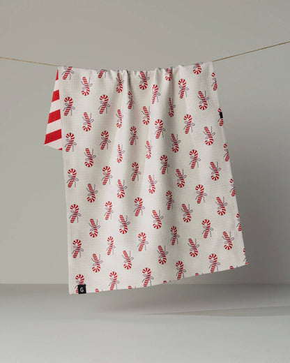 Geometry - Peppermint Lane Luxe Kitchen Towel - Holiday 2026