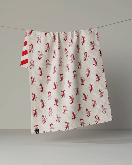 Geometry - Peppermint Lane Luxe Kitchen Towel - Holiday 2026