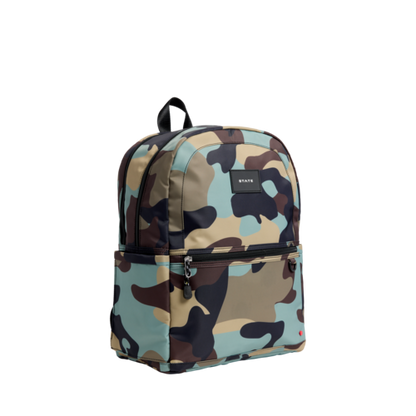 STATE BAGS - KANE DOUBLE POCKET BACKPACK - CAMO 24
