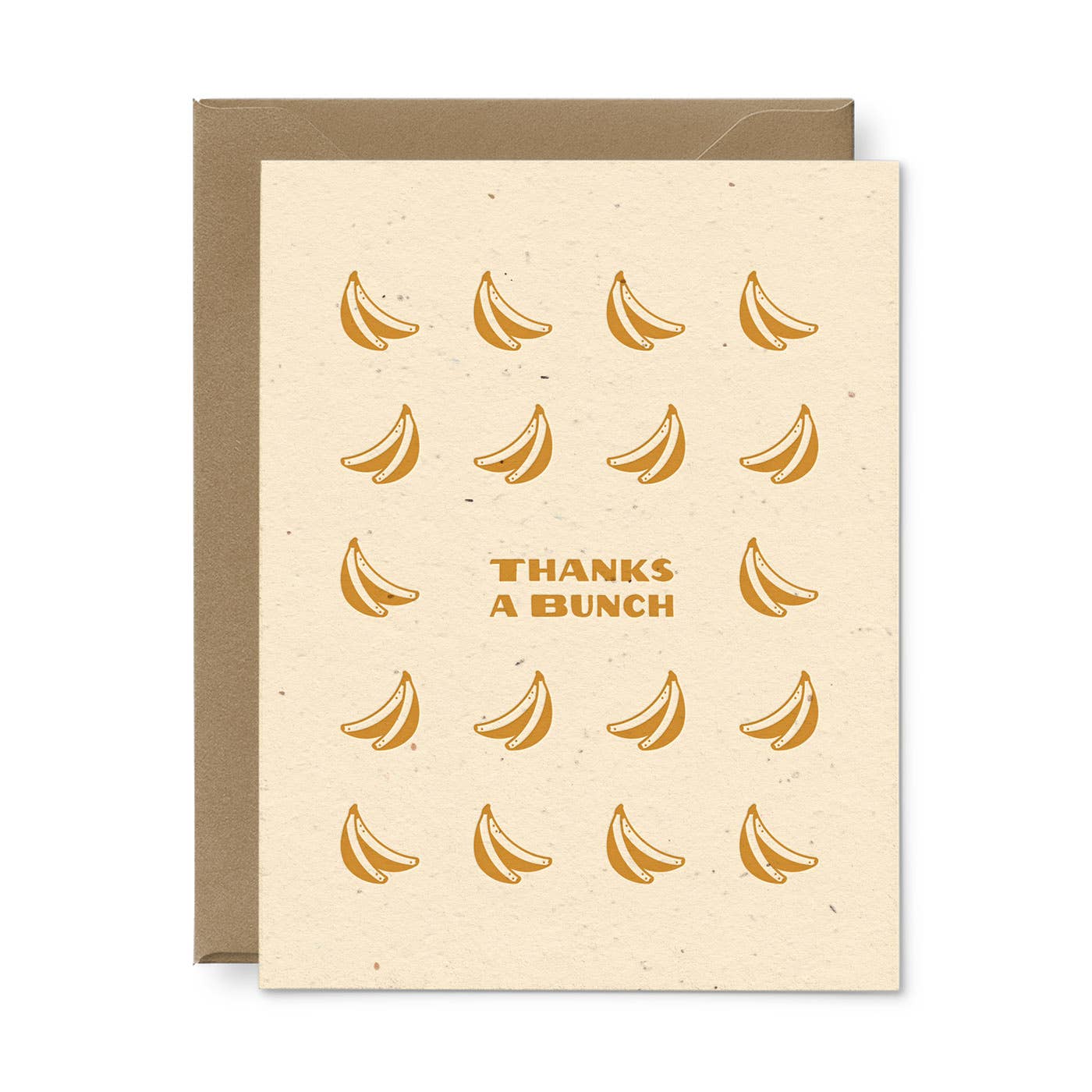 Ruff House Print Shop - Thanks A Bunch Seeded Plantable Greeting Card