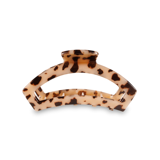 TELETIES - Open Blonde Tortoise Medium Hair Clip
