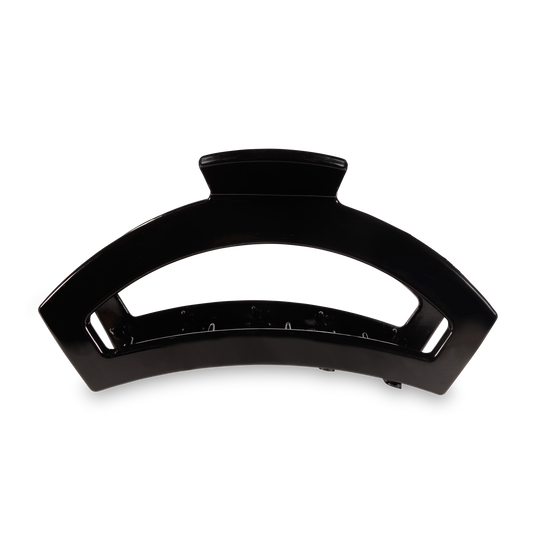 TELETIES - Open Jet Black Large Hair Clip