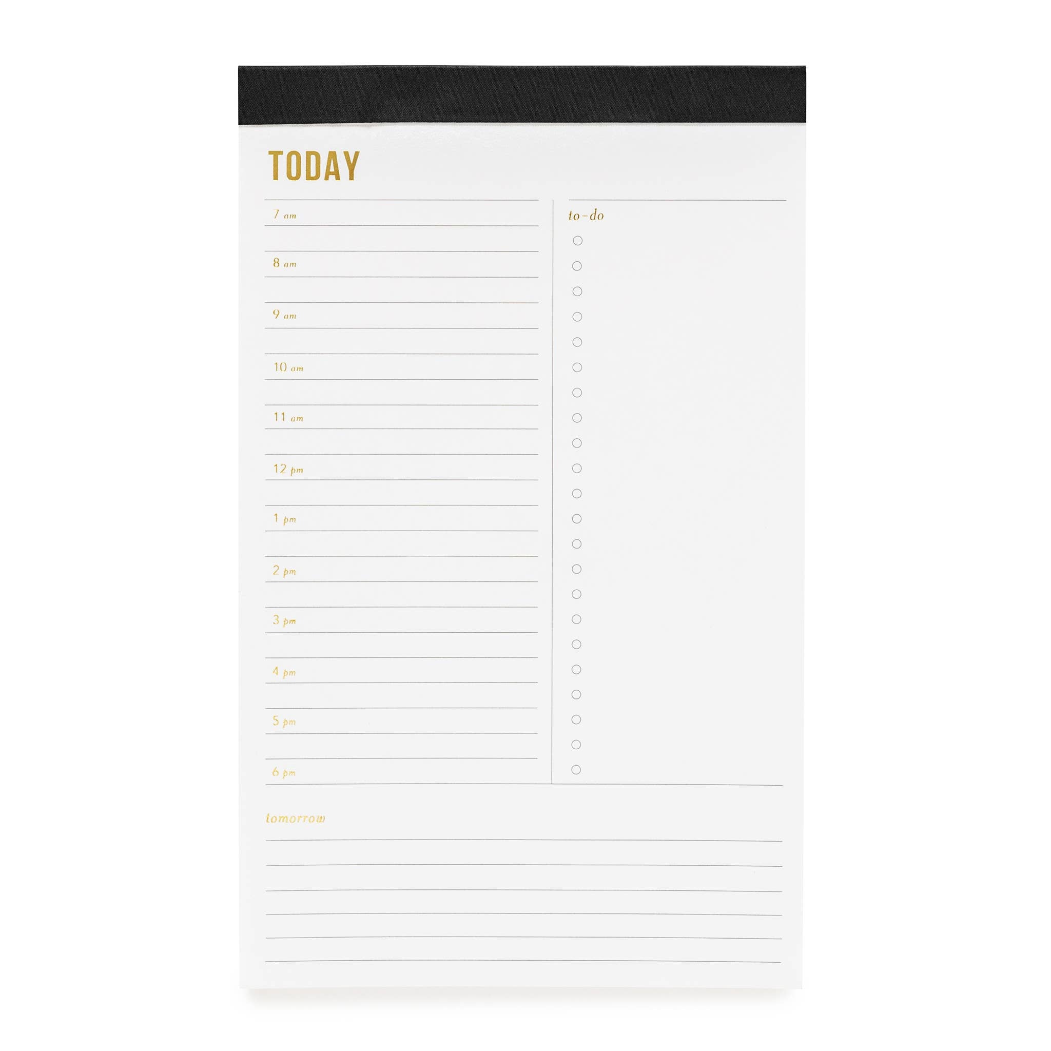 Sugar Paper - Small Black Today Pad