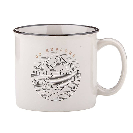 Santa Barbara Design Studio by Creative Brands - Grey Campfire Mug - Go Explore