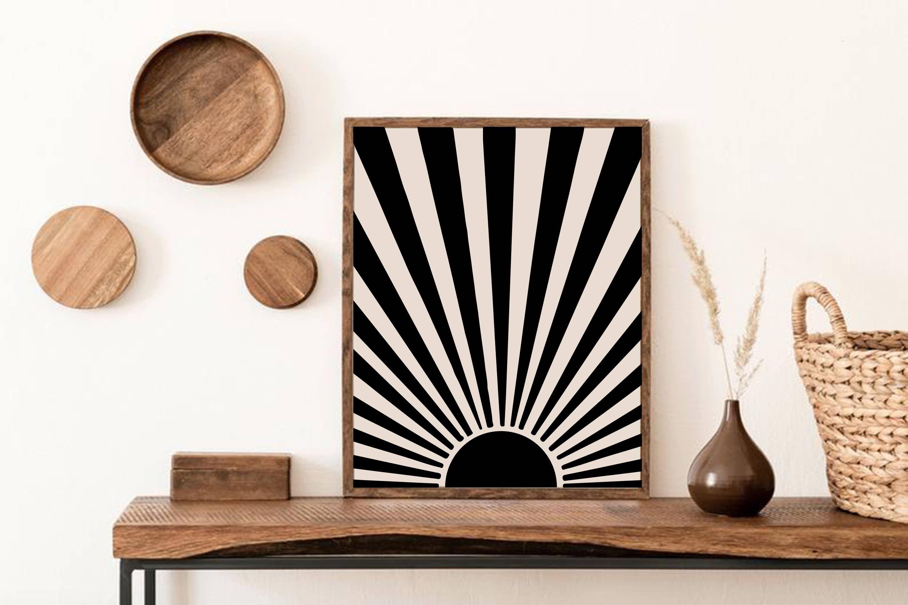 Lumina - Sun & Lunar Phases Moon Wall Art