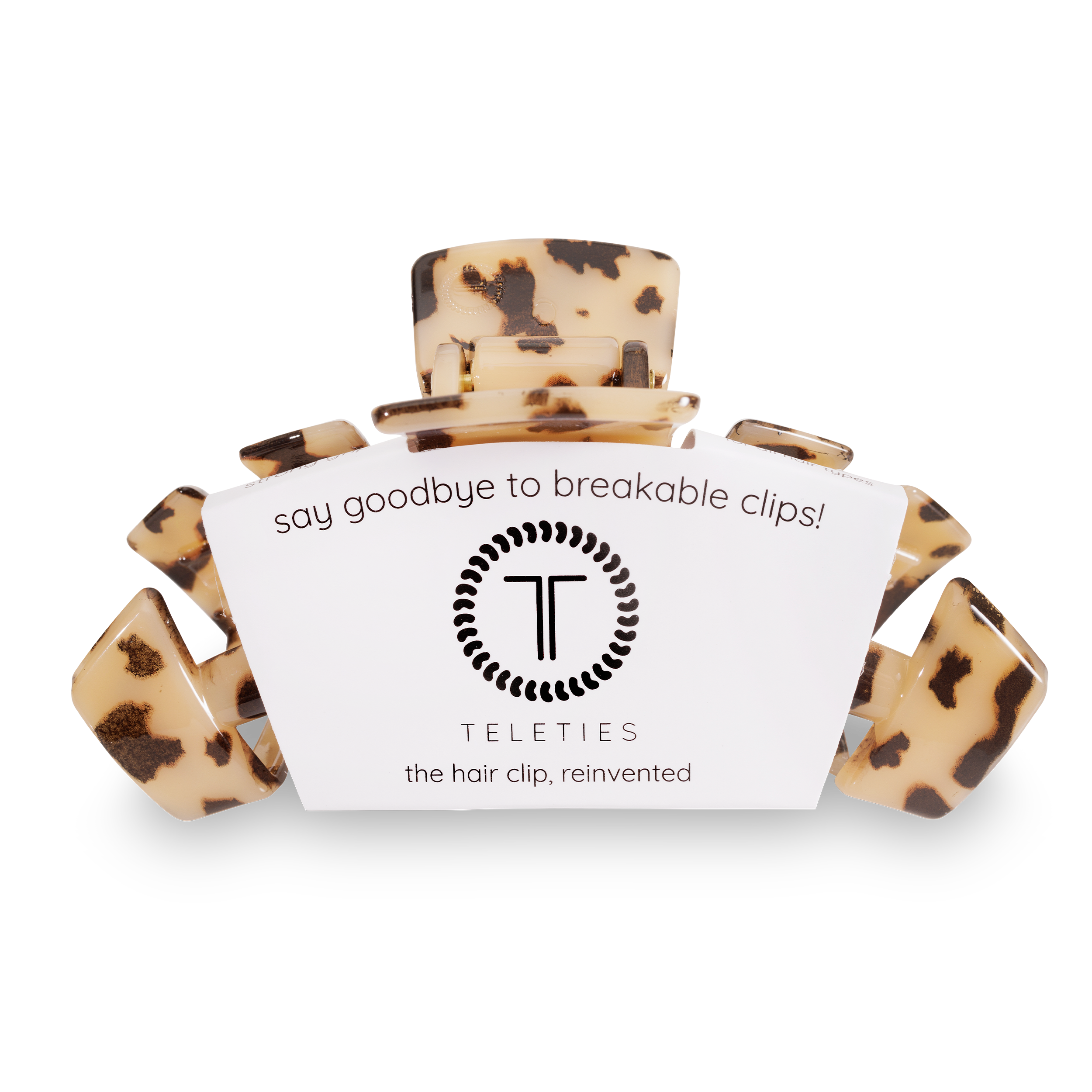 TELETIES - Blonde Tortoise Large Hair Clip