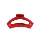 Open Red Glitter TinyHair Clip
