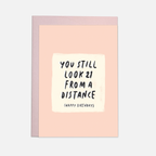 Kaart Blanche - 21 distance greeting card