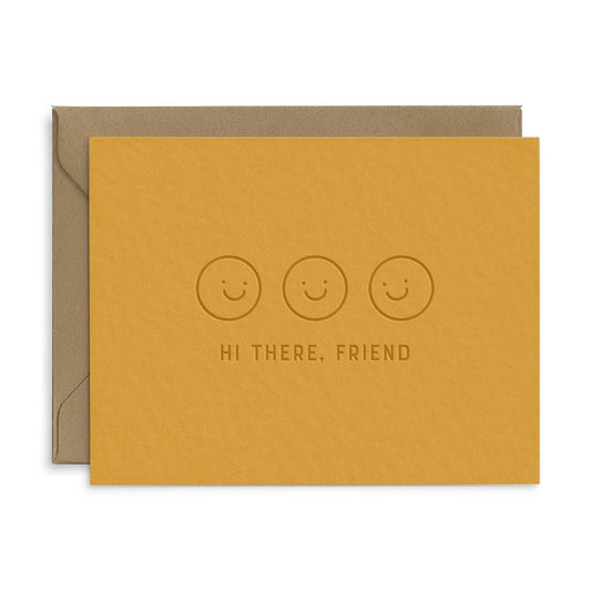 Ruff House Print Shop - Hi There Friend Everyday Greeting Card