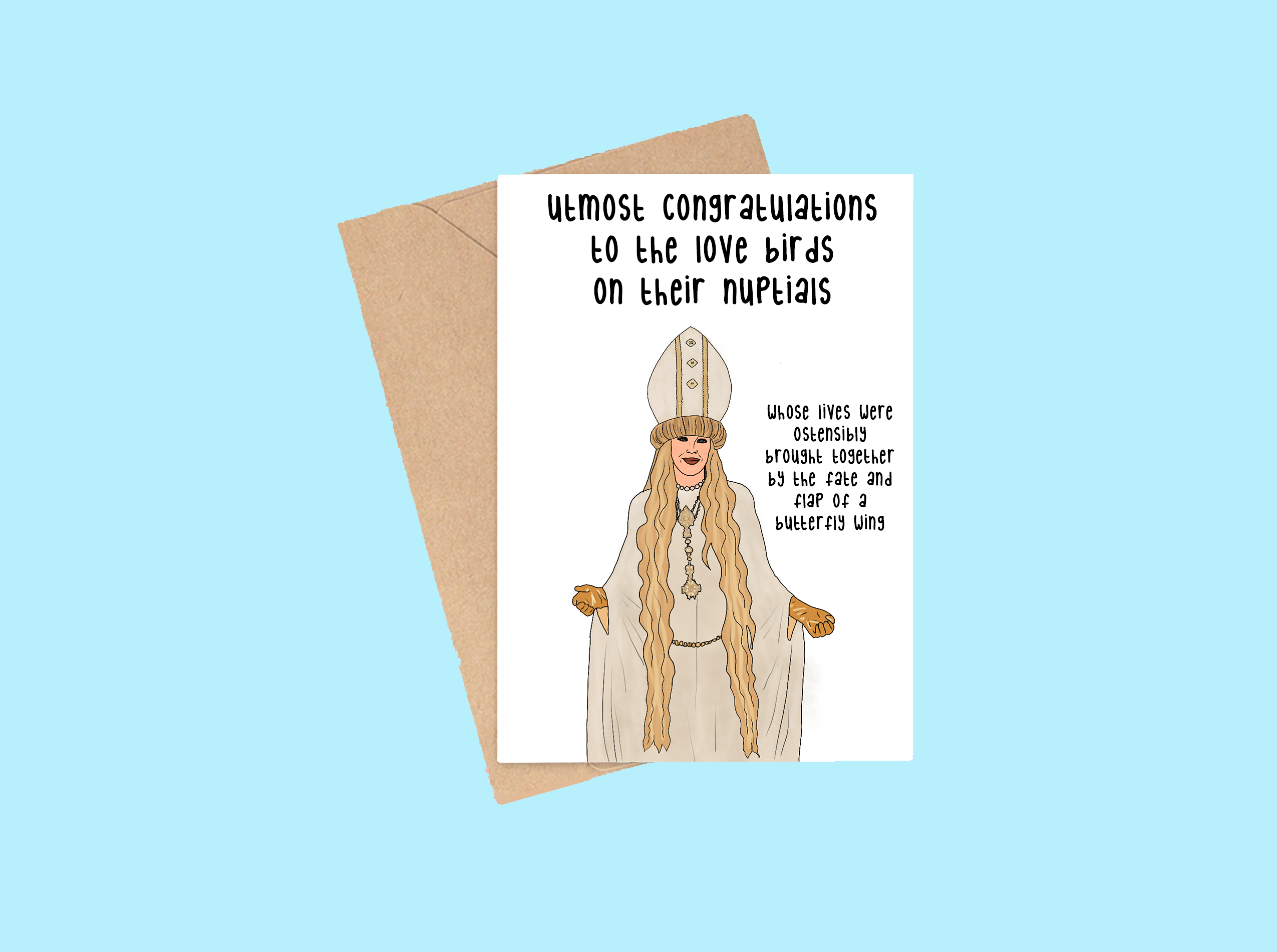 Tiny Baker Creations - Moira Wedding Card | Pop Culture | Engagement