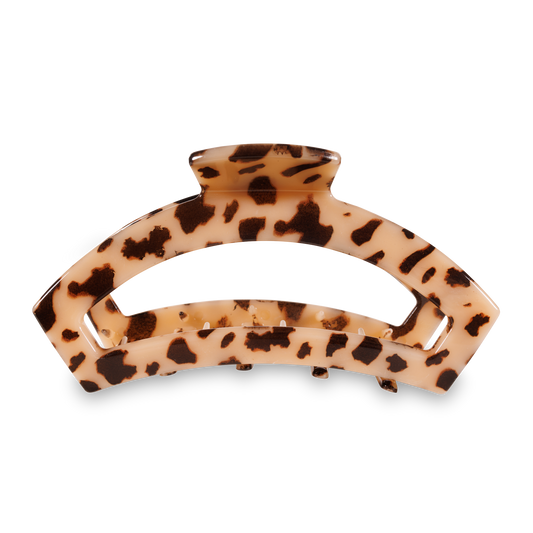 TELETIES - Open Blonde Tortoise Large Hair Clip