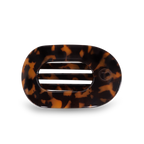 TELETIES - Tortoise Small Flat Round Clip