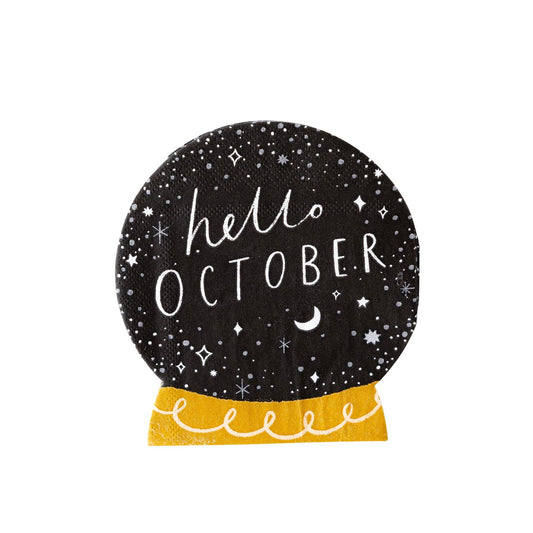 My Mind's Eye - Mystical Crystal Ball Paper Cocktail Napkin