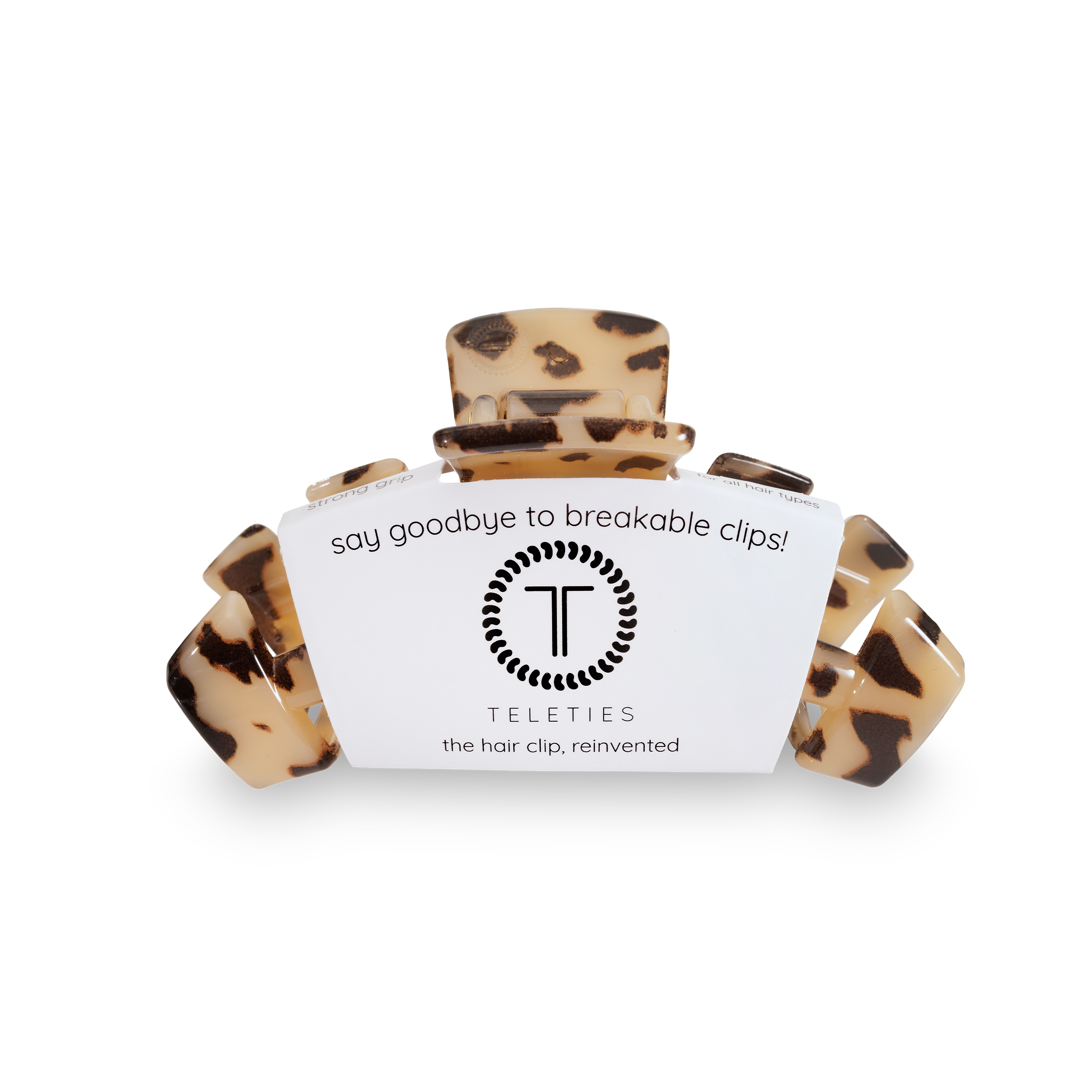 TELETIES - Blonde Tortoise Medium Clip