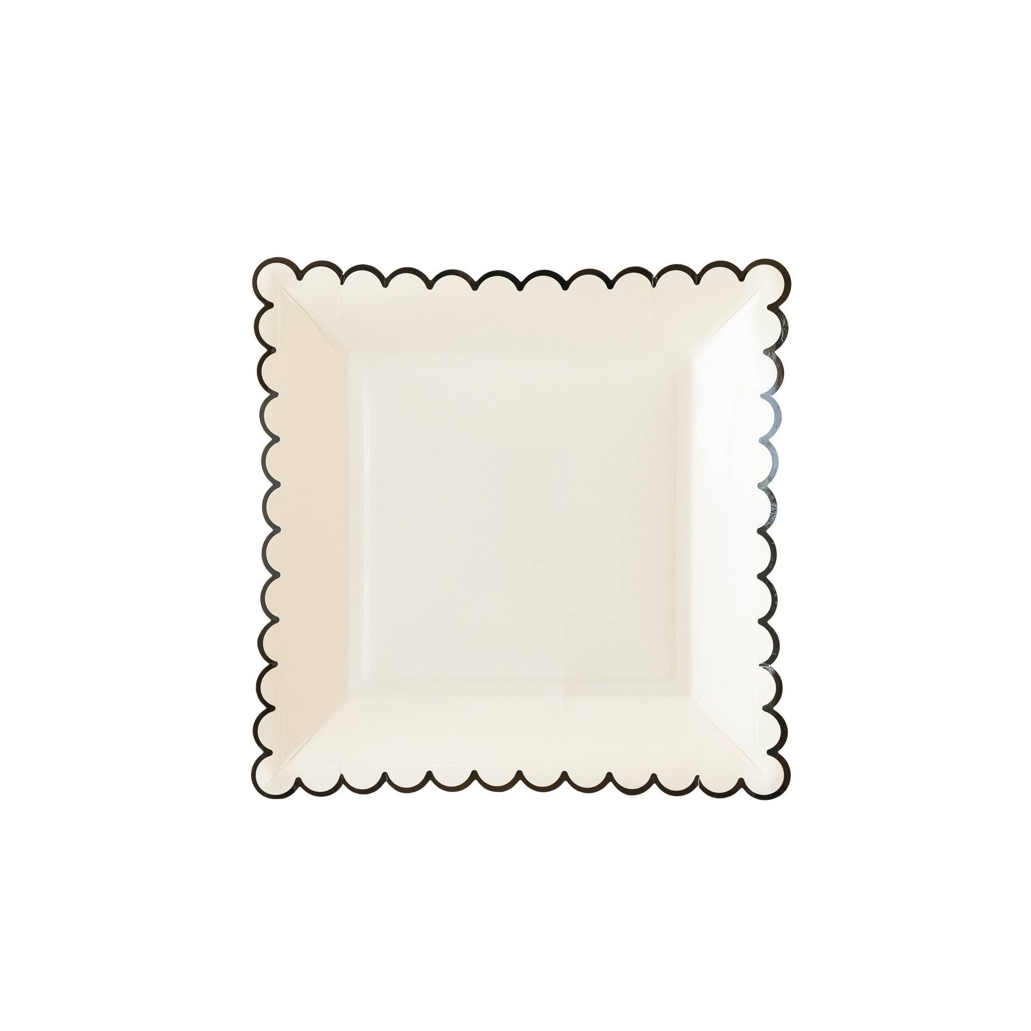 My Mind's Eye - Ephemera Halloween White With Black Edge Scallop