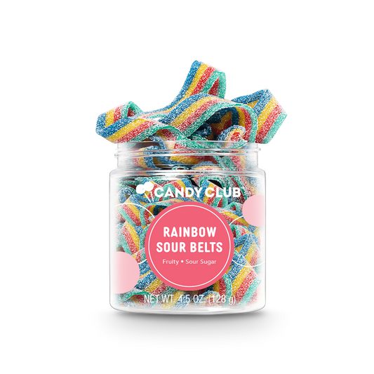 Candy Club - Rainbow Sour Belt Candies - homebody
