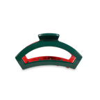 Open Red and Green Tiny Hair Clip