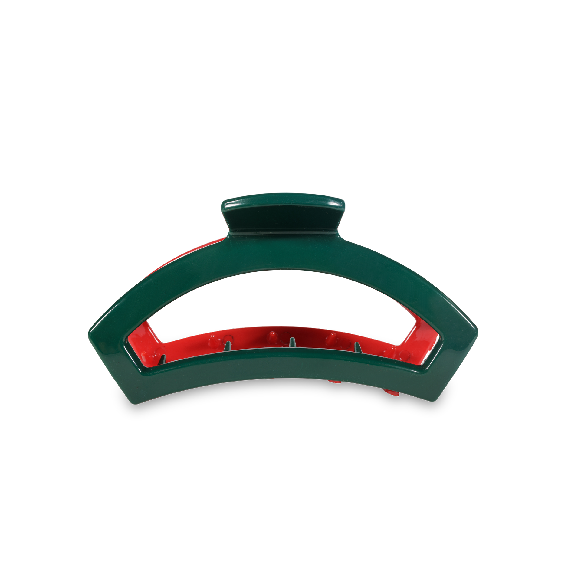 Open Red and Green Tiny Hair Clip
