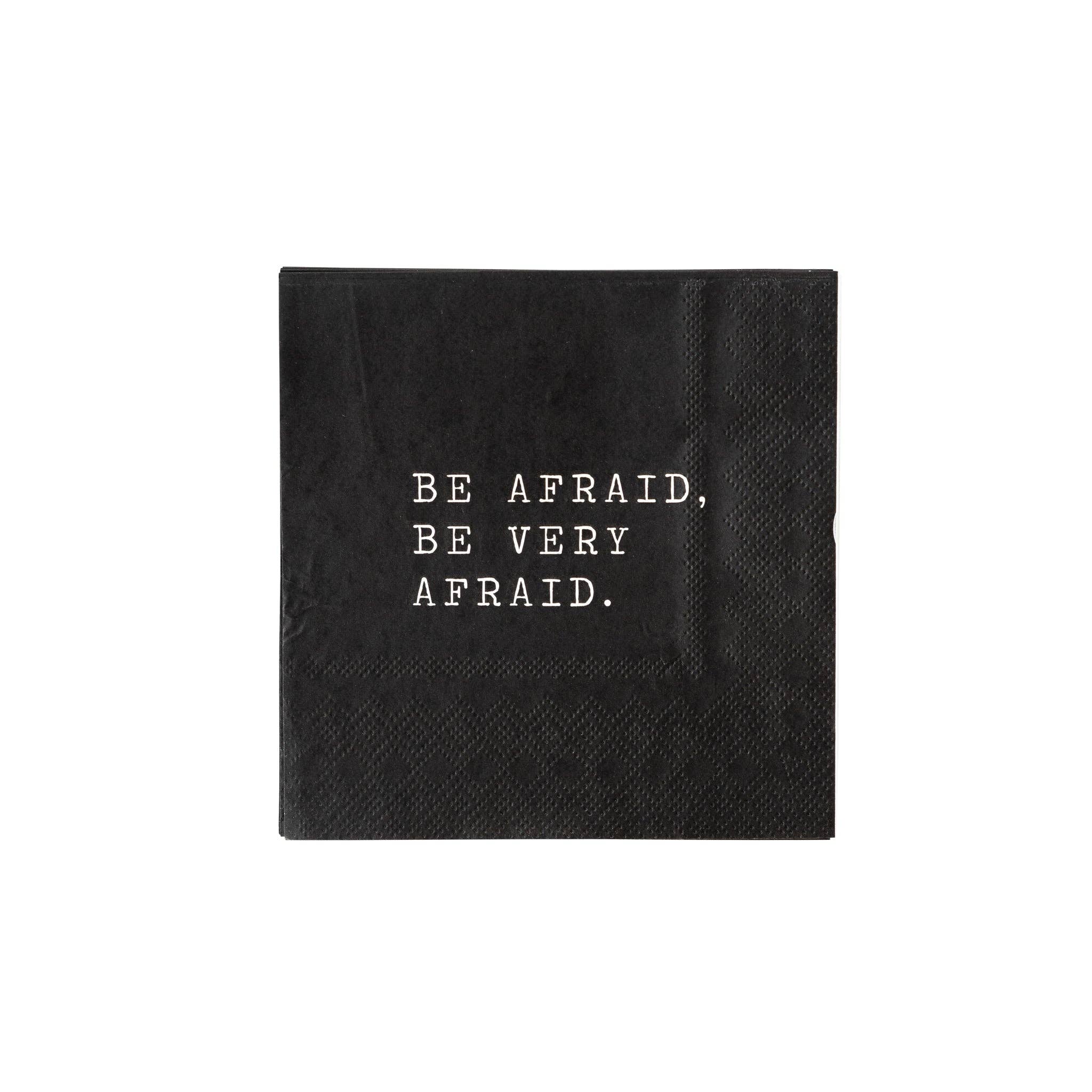 My Mind's Eye - Party More Be Afraid Paper Cocktail Napkin